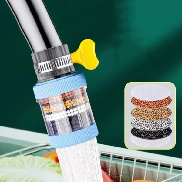 (1 Pic) 6 Layers Water Filter Tap